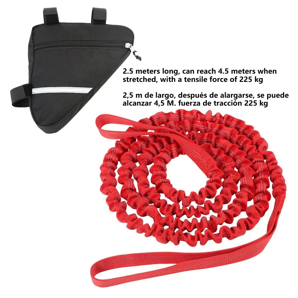 MTB Bike Towing Rope Trailer Rope Bicycle Traction Rope Nylon Traction Rope Parent-Child Outdoor Tool Cycling Safety Equipment