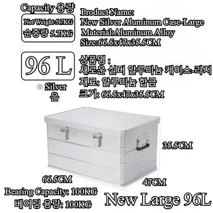 Mountainhiker 20-96L Outdoor Storage Box Camping Picnic Travel Aluminum Alloy Large Capacity Box Accessories Storage Bag 6 Sizes