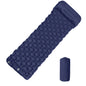Outdoor Camping Inflatable Mattress Sleeping Pad With Pillows Ultralight Air Mat Built In Inflator Pump Hiking