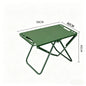Foldable Lightweight Outdoor Table, Portable Picnic and Camping Table with Hollow Edge, Hangable Feature for Easy Carry