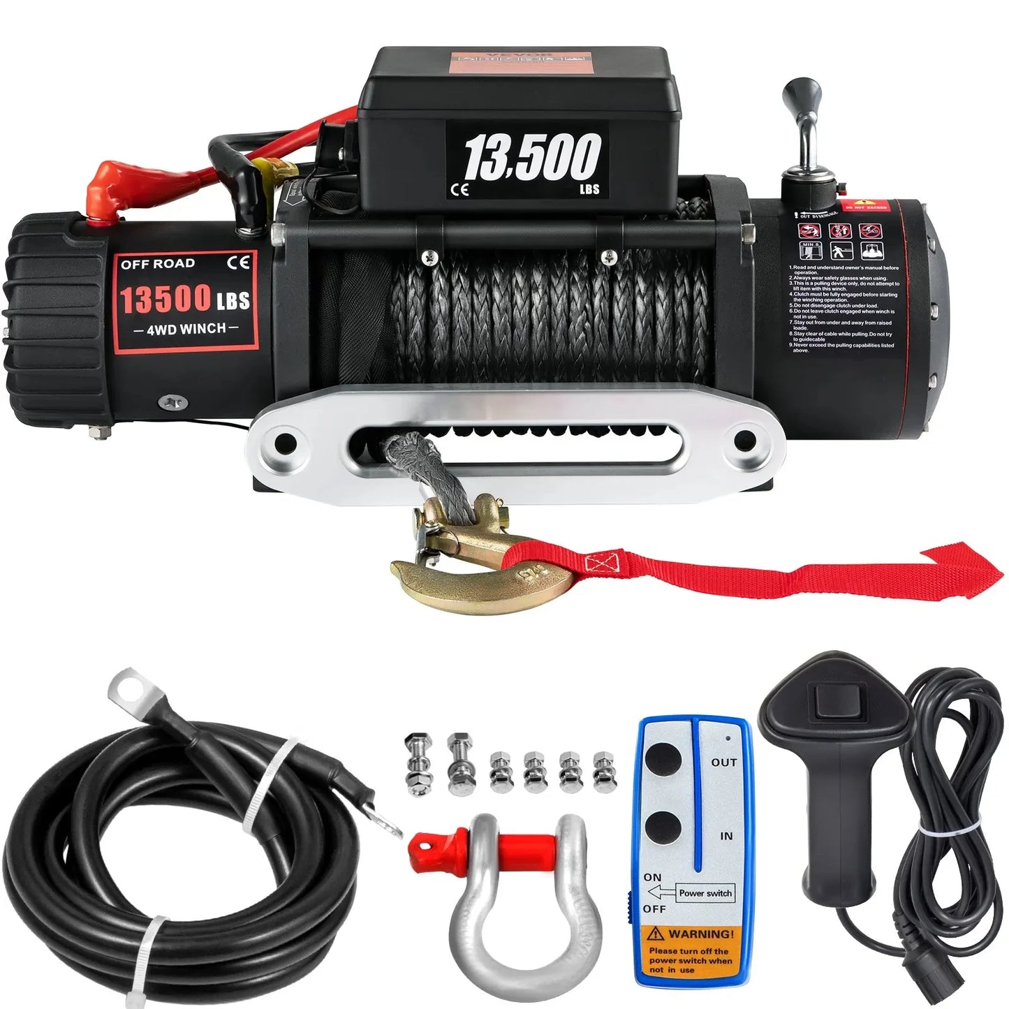 13500 LBS Electric Truck Winch