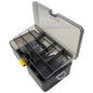 Double Layer Fishing Box with Adjustable Dividers Bait Lure Hook Accessories Box