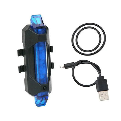 Bicycle Rear Light – Waterproof LED Warning Tail Light for Night Riding, Flashing Safety Light for MTB & Road Bike