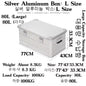 Mountainhiker 20-96L Outdoor Storage Box Camping Picnic Travel Aluminum Alloy Large Capacity Box Accessories Storage Bag 6 Sizes