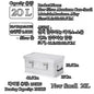 Mountainhiker 20-96L Outdoor Storage Box Camping Picnic Travel Aluminum Alloy Large Capacity Box Accessories Storage Bag 6 Sizes