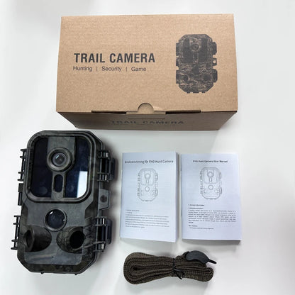 Hunting Trail Camera 16MP 1080P Night Vision Wildlife Camera For Outdoor Camping Security Night Vision Monitoring Hunting Camera