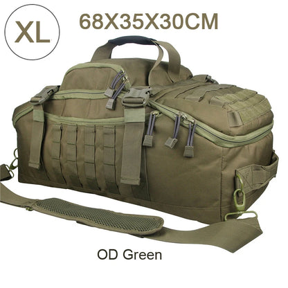 LQARMY 30L 50L 80L Outdoor Mountaineering Bag Molle Tactical Backpack Large Duffel Bag Hiking Camping Travel Bags