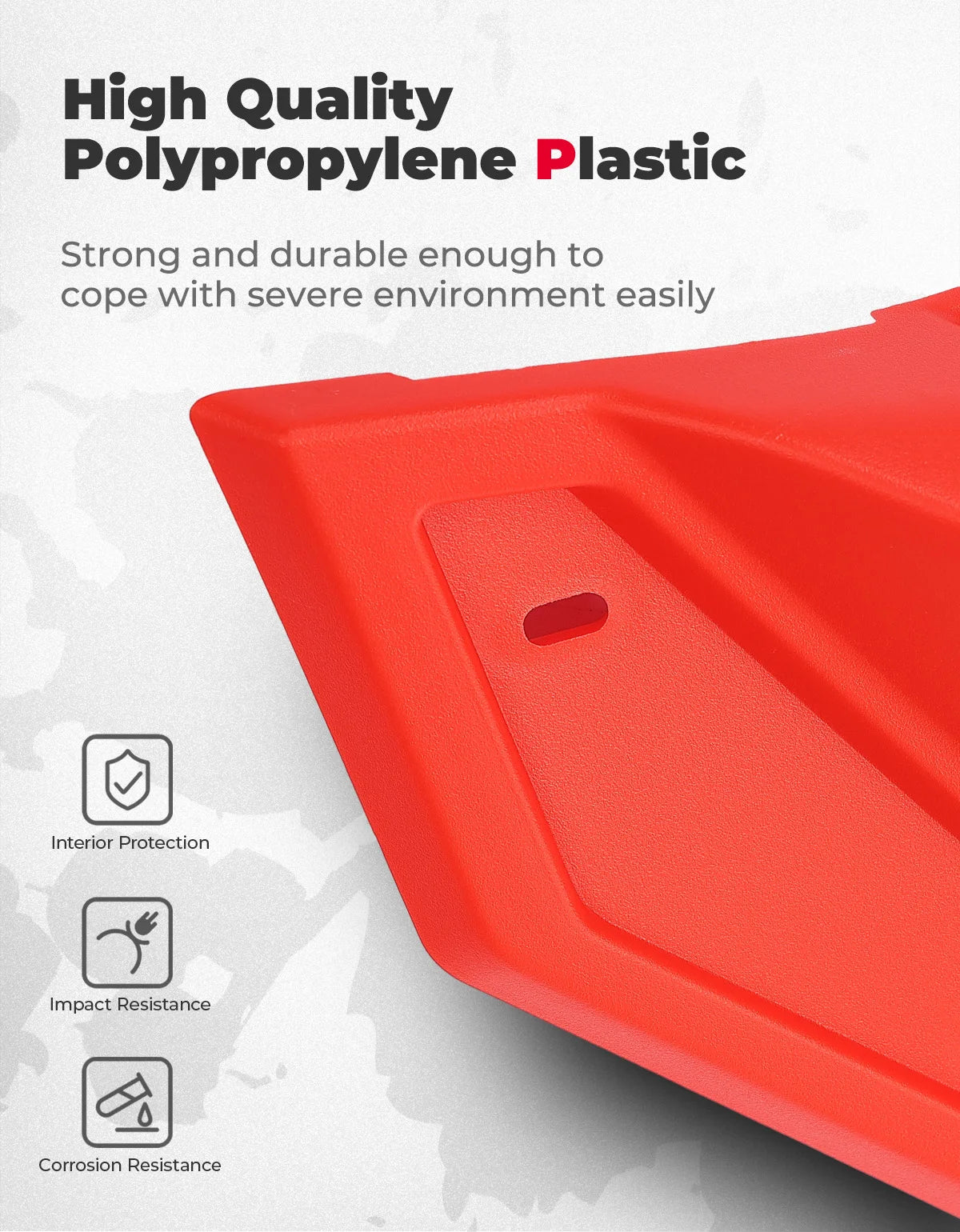 UTV Red Super Extended Fender Flares For Can Am Maverick X3