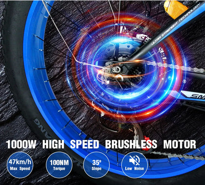 USA Warehouse Free Shipping E Bikes 2023 Electric Bicycle 1000w 48v 16ah Electric Fat Bike Long Range Other Electric Bike