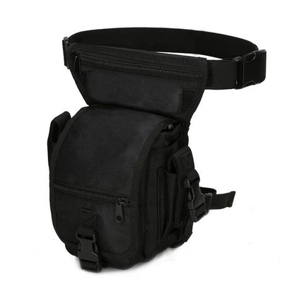 Nylon Tactical Gear Thigh Drop Leg Bag Men Outdoor Hunting Molle Bag Multipurpose Utility Bag for Hiking Camping