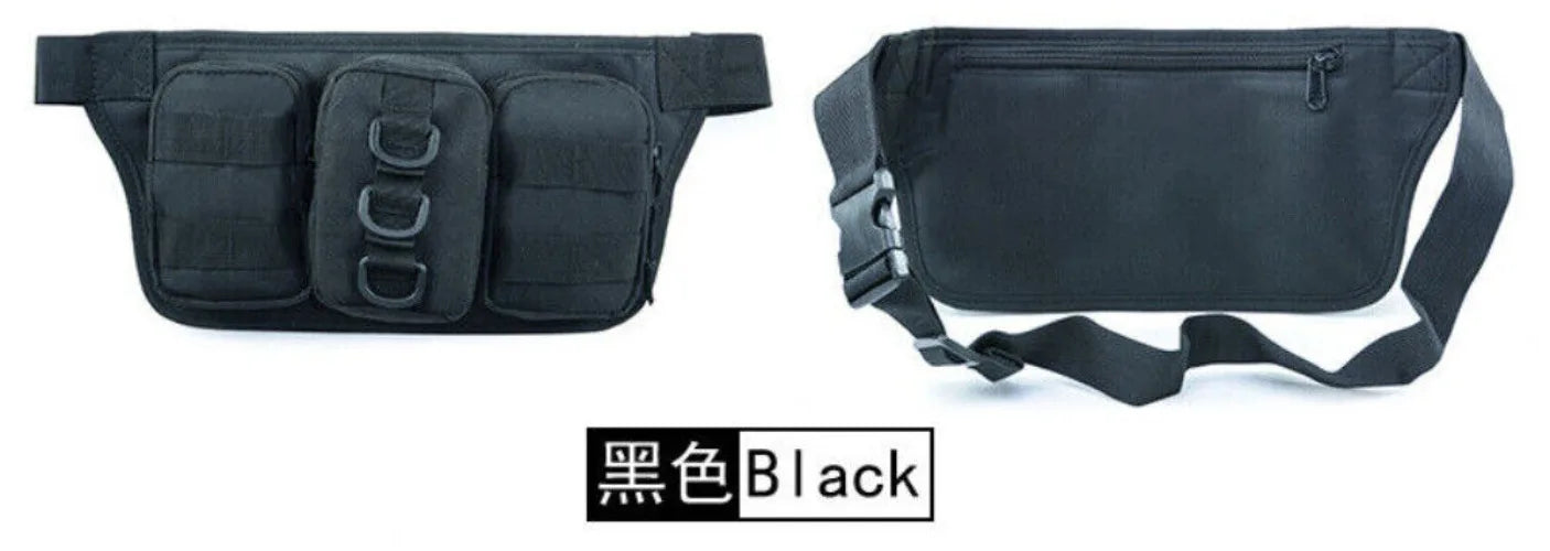 Tactical Utility Waist Belt Bag Outdoor Military Hiking Camping Crossbody Hunting Climbing Men's Fanny Bag Waterproof Pack