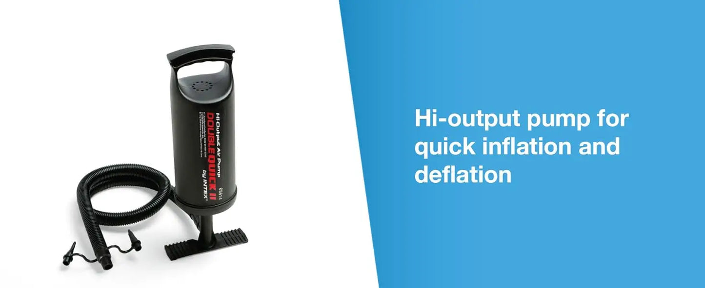 Intex 68309EP Excursion Pro K2 Inflatable Kayak Set:Includes Deluxe 86" Kayak Paddles & High-Output Pump,SuperTough PVC,2-Person