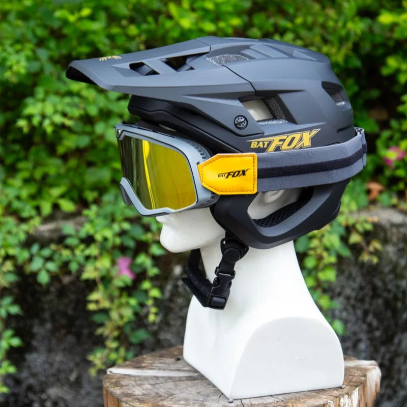BATFOX Mountain bike helmet men's 3/4 bicycle helmet mtb casco outdoors sports cycling enduro helmet for bicycle casco ciclismo
