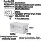 Mountainhiker 20-96L Outdoor Storage Box Camping Picnic Travel Aluminum Alloy Large Capacity Box Accessories Storage Bag 6 Sizes