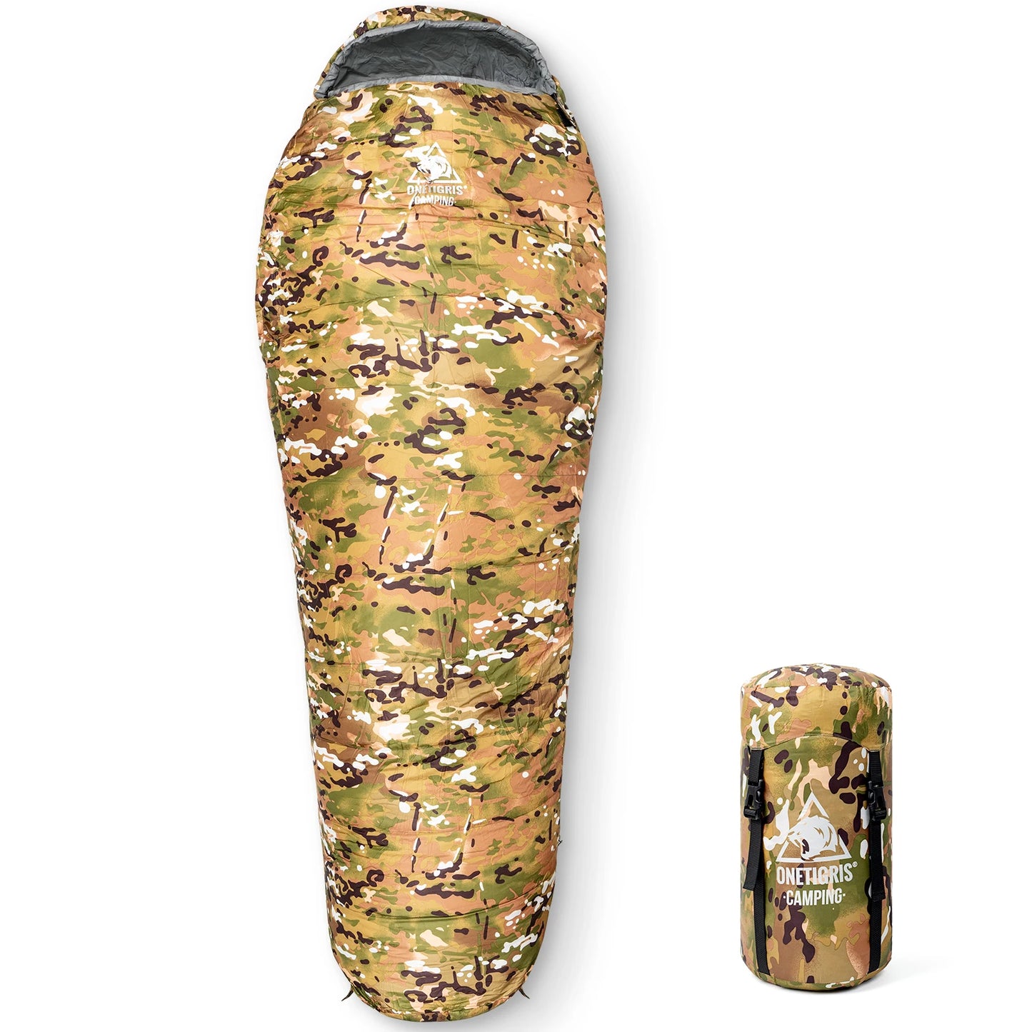 Camo Mummy Sleeping Bag 0~15C