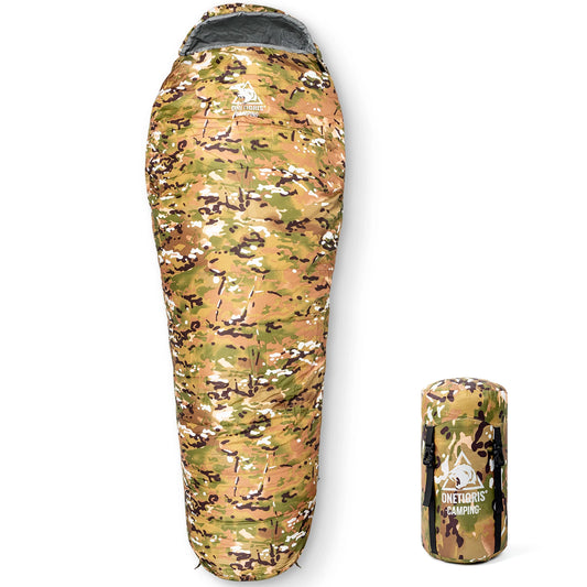 Camo Mummy Sleeping Bag 0~15C