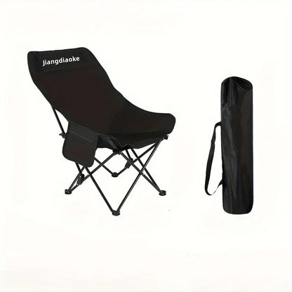 High back moon chair outdoor barbecue picnic dining table and chair set portable folding chair, camping chairs beach chair