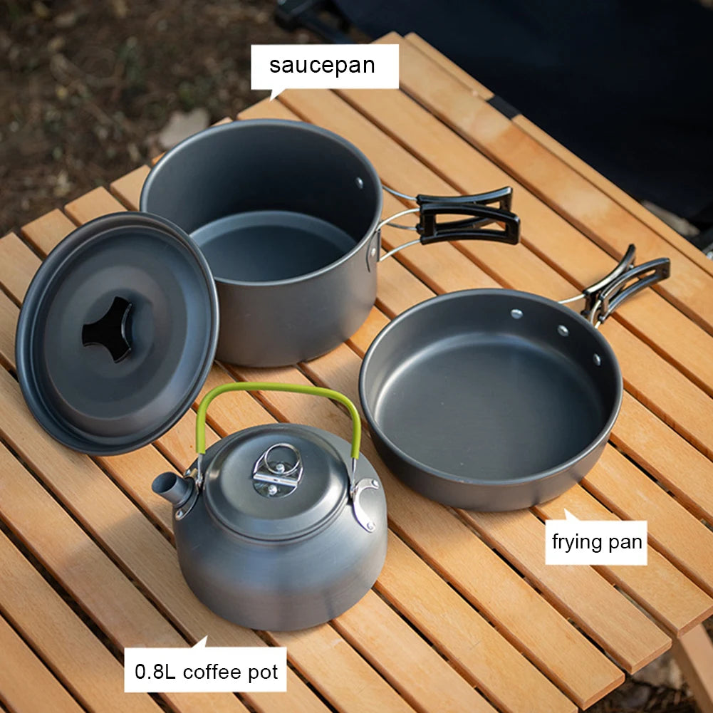 3PCS Camping Cookware Set