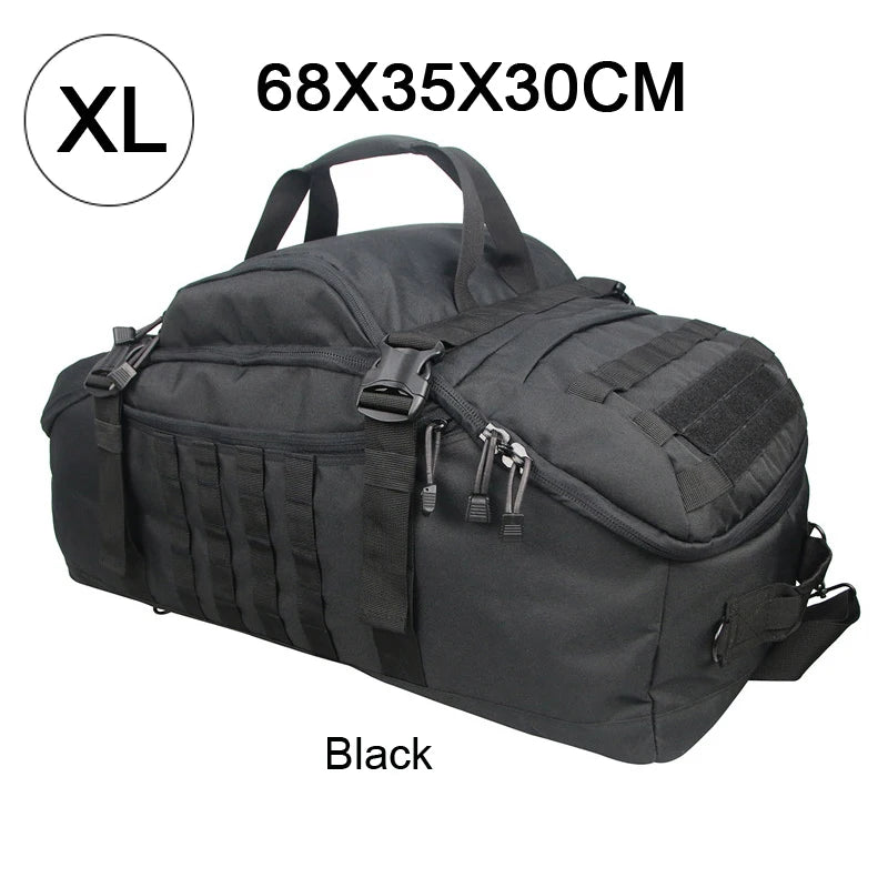 LQARMY 30L 50L 80L Outdoor Mountaineering Bag Molle Tactical Backpack Large Duffel Bag Hiking Camping Travel Bags