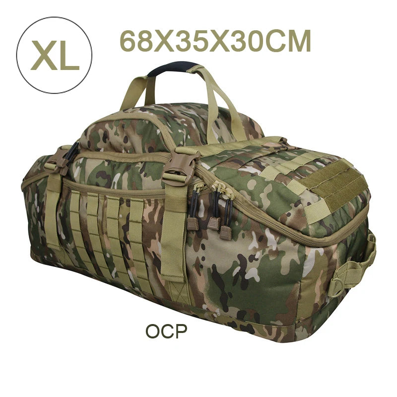 LQARMY 30L 50L 80L Outdoor Mountaineering Bag Molle Tactical Backpack Large Duffel Bag Hiking Camping Travel Bags