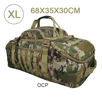 LQARMY 30L 50L 80L Outdoor Mountaineering Bag Molle Tactical Backpack Large Duffel Bag Hiking Camping Travel Bags